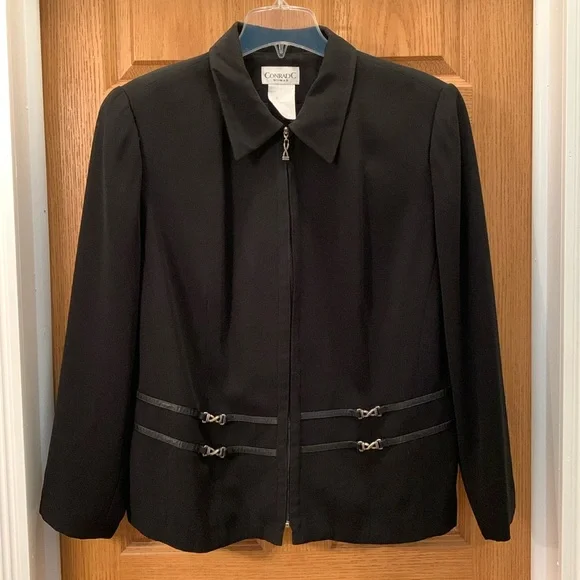 Modest ConradC Woman dressy long sleeve black jacket - Picture 1 of 10